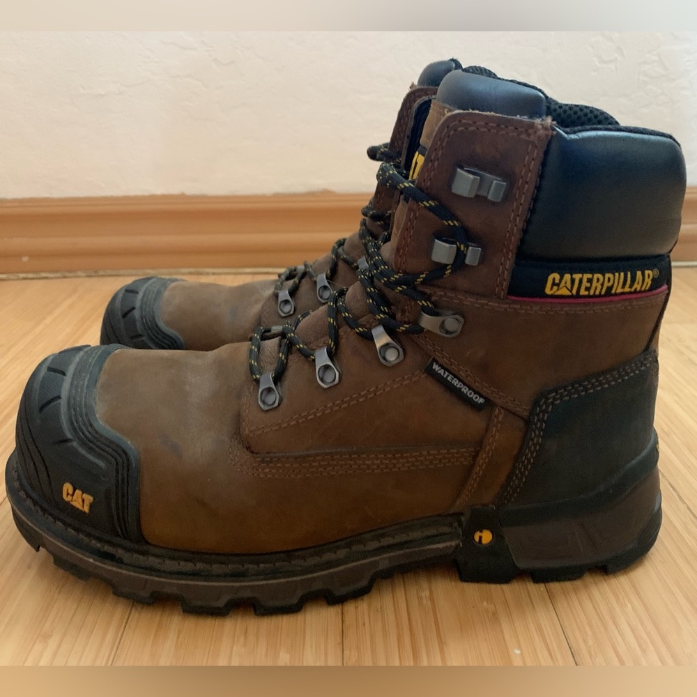 Caterpillar Excavator 6” Waterproof Composite Toe, Size 10, Men’s.